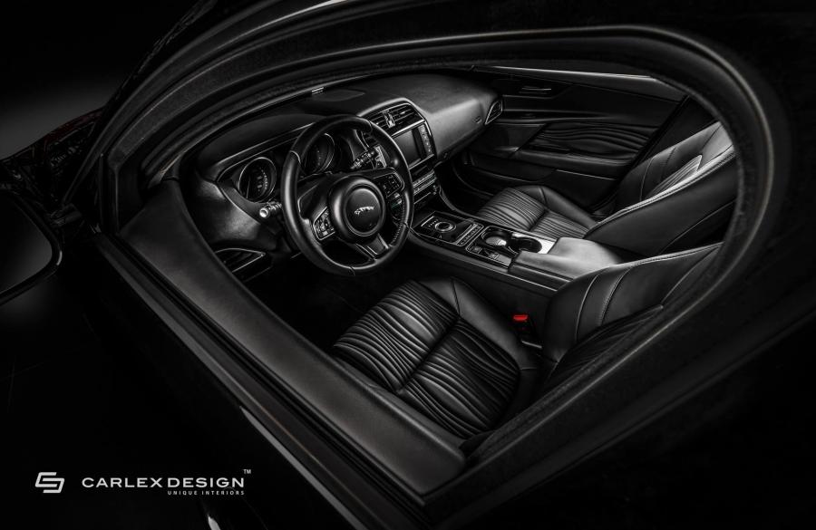 Интерьер Jaguar XE by Carlex Design 2017 года  (фото 3 из 12)